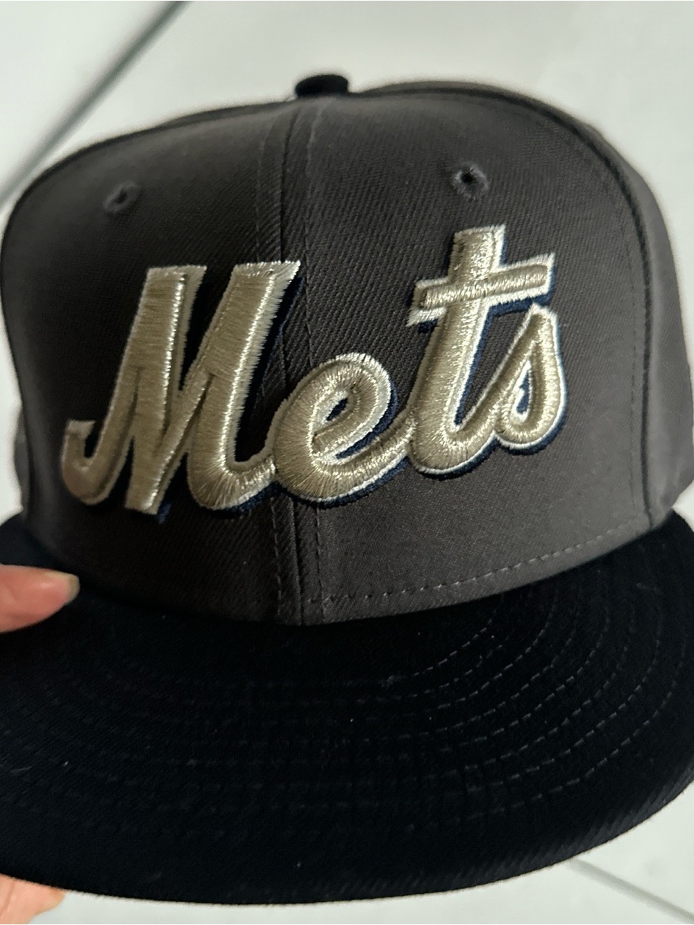 Mets New Era Baseball Cap size 7 1/2 Cooperstown Collection
